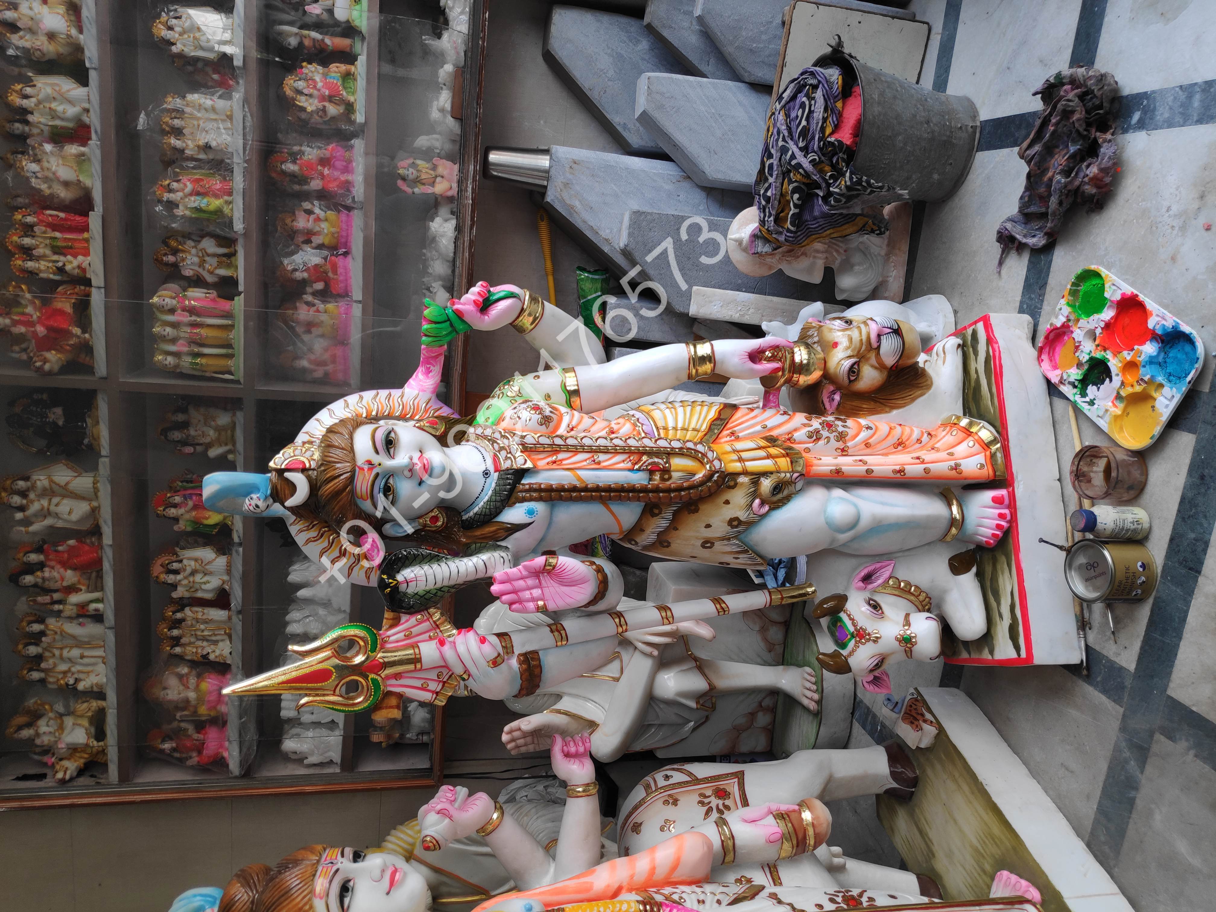 ARDHNARISHWAR  MARBLE IDOL 5 FEET